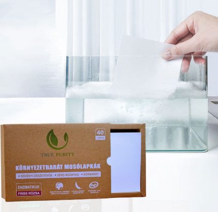 Truepurity környezetbarát mosólap: 40lap-80mosás